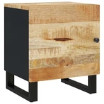 Industrial Style Nightstand Solid Mango Reclaimed Wood Vidaxl. Fixed Price $148.99.