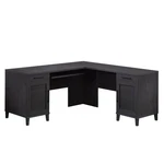 Sauder Tiffin Line Coastal Engineered Wood L-desk Raven Oak. Fixed Price $714.16.