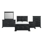 Picket House Furnishings Sumner Queen Panel 5PC Bedroom Set Black. Fixed Price $1698.48.