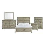 Picket House Furnishings Emiko Queen Panel 5PC Bedroom Set Light Gray. Fixed Price $2057.99.