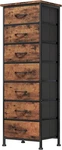 Tall Dresser For Bedroom, Storage Organizer With 7 Fabric Drawers, Night. Fixed Price $61.99.