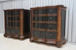 Ethan Allen Lucca Serpentine 4 Drawer Chests- Pair. Fixed Price $1849.00.