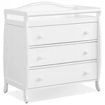 Costway 3 Drawer Baby Changing Table Infant Diaper Station Wood With Sa. Fixed Price $350.09.