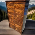 Biedermeier 19TH C. Escritoire Bureau 7 Drawers Chest Of Dresser. Fixed Price $2096.50.