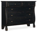Hooker Furniture 5805-90011 Ciao Bella 56"W Drawer Vintage Black. Fixed Price $2490.00.