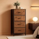 Four Drawer Dresser With Handles For Bedroom Storage. Fixed Price $86.99.