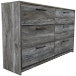 Signature Design By Ashley Baystorm 6 Drawer Double Dresser In Smokey Gray. Fixed Price $438.99.