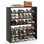 Costway 6-TIER Shoe Rack With Anti-tipping Device For Entryway-black Color:. Fixed Price $165.31.