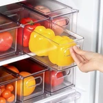 Lalastar 2 Pack Fridge Organizer With Pull-out Drawer, Stackable Freezer Orga.... Fixed Price $37.10.