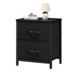 Sweetcrispy Nightstand Small Dresser With 2 Fabric Drawers Side Bedroom End Tabl. Fixed Price $30.47.
