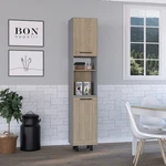 Tuhome Tall Kitchen Pantry Cabinet With Double Doors And Six Spacious Shelves Fo. Fixed Price $175.99.