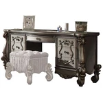 Acme Versailles Wood Bedroom Vanity Desk Antique Platinum Pewter. Fixed Price $1588.66.