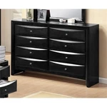 Acme Ireland Rectangular Wood 8-DRAWER Storage Dresser In Black. Fixed Price $703.99.