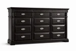 $3499 Aspenhome Solid Wood 12 Drawer Master Dresser Black Local Bedroom Armoire. Fixed Price $499.00.
