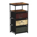 Storage Units, 3 Drawers Nightstand With Shelves, Small Fabric Dresser.... Fixed Price $46.79.